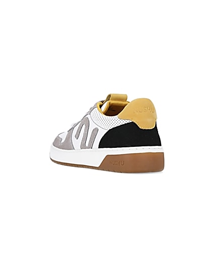 360 degree animation of product Nushu Stone Suede trainers frame-7