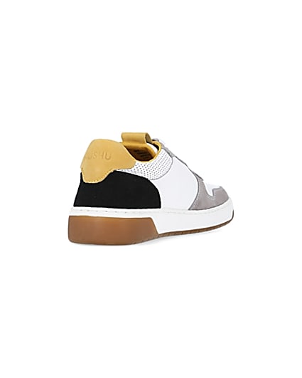 360 degree animation of product Nushu Stone Suede trainers frame-11