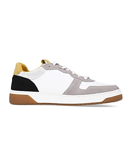 360 degree animation of product Nushu Stone Suede trainers frame-16