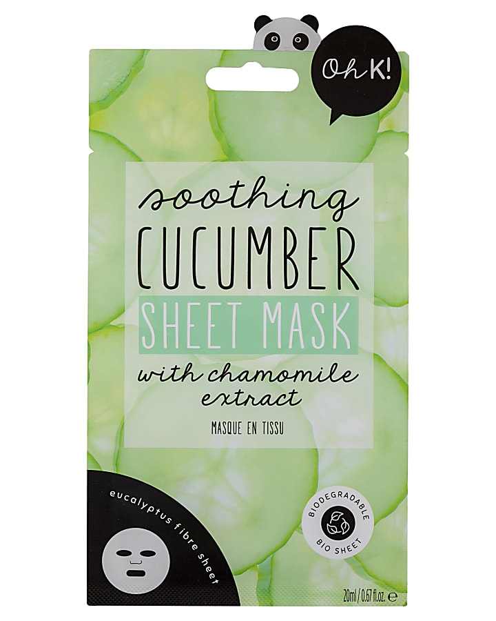 Oh K! Soothing Cucumber Sheet Mask multipack