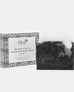 Okiki Black Clay & Dead Sea Mud Soap 130g