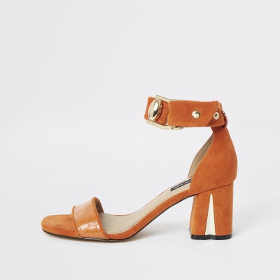 orange heels river island
