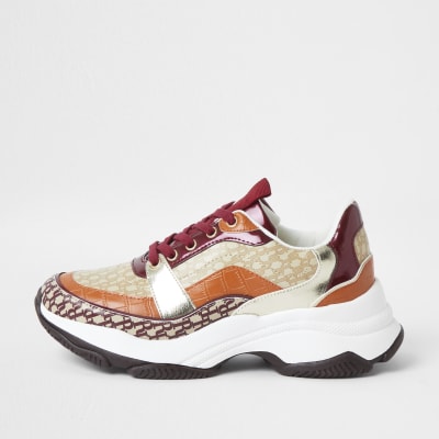 orange court shoes river island
