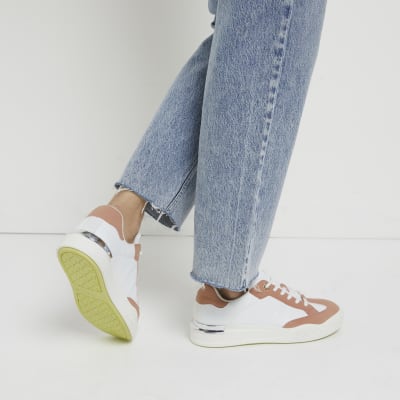 river island flatform trainers
