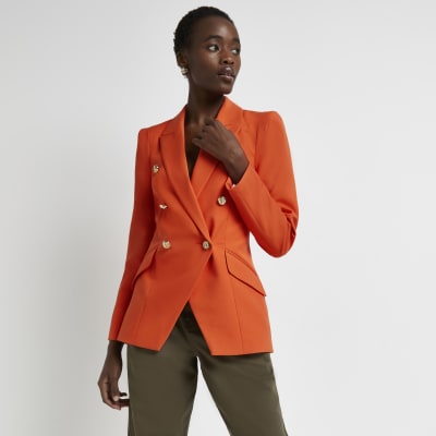 river island orange suit