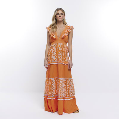 Getaway Dress in Orange