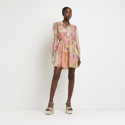 Shirt dress best sale river island