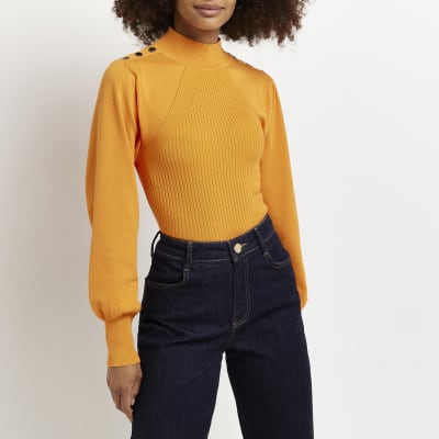 river island puff sleeve top