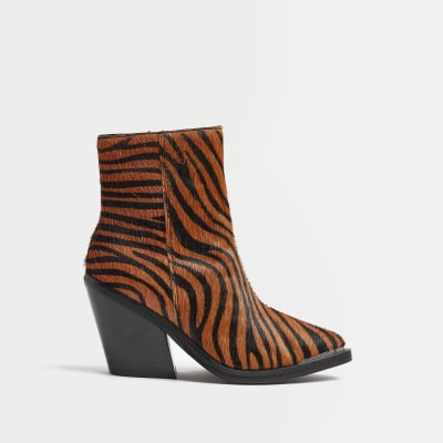 River island leopard print 2024 shoes