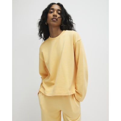 Orange Long Sleeve Sweatshirt