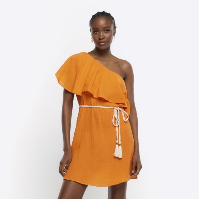 Orange deals colour dress