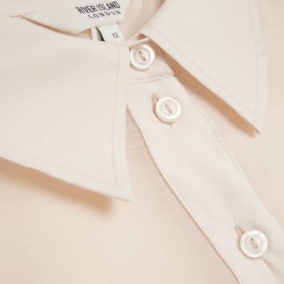 Orange oversized shirt