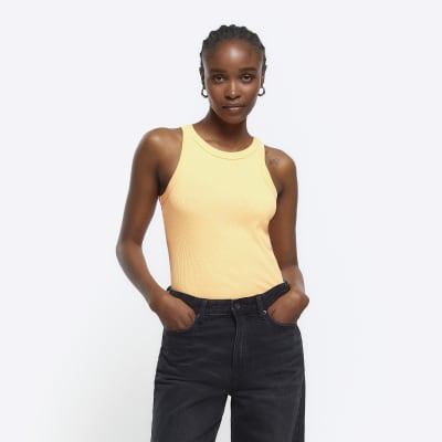 Mustard colour 2025 vest top