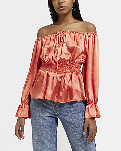 Orange Tops | Orange T Shirts | River Island Orange Tops | Orange T Shirts | River Island