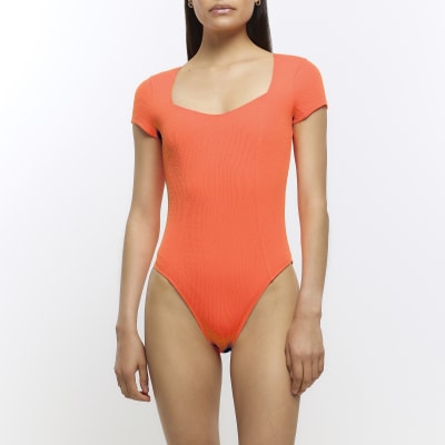 Orange bodysuit store