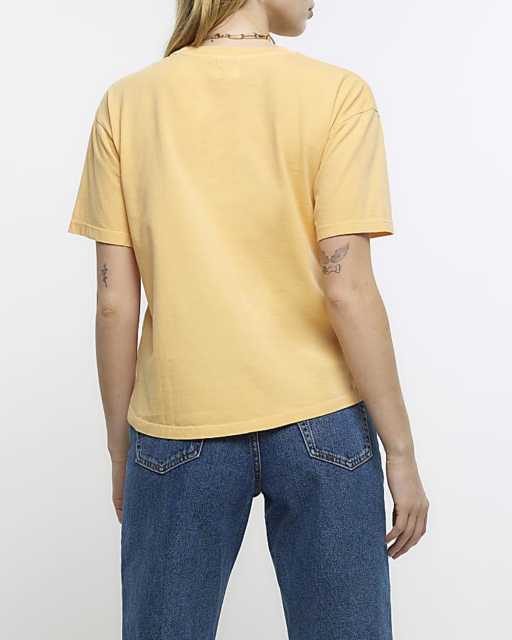 Orange short sleeve t-shirt