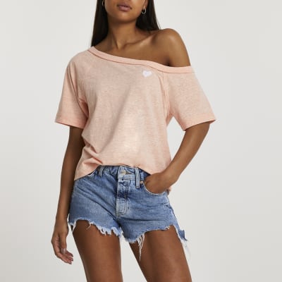 how to make a one shoulder t shirt