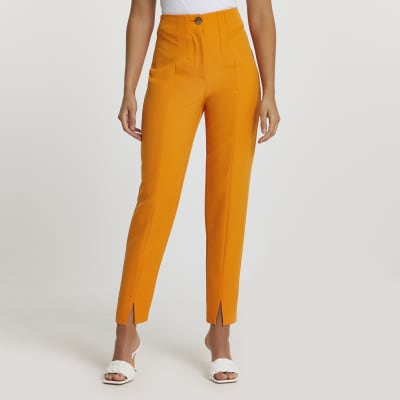 orange trousers primark