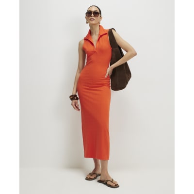 Women's Orange Shirt Dresses | River Island