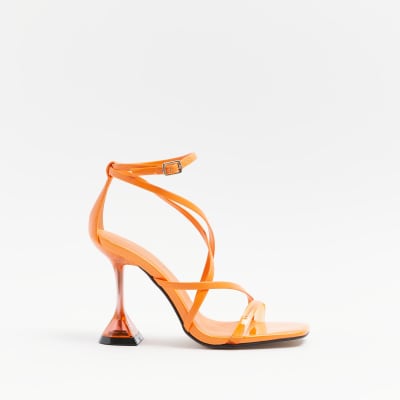 black perspex heels wide fit