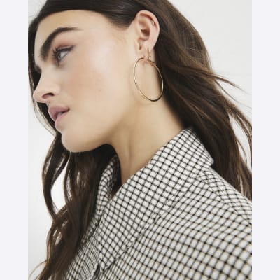 Pack of 3 Gold Mixed Hoop Earrings