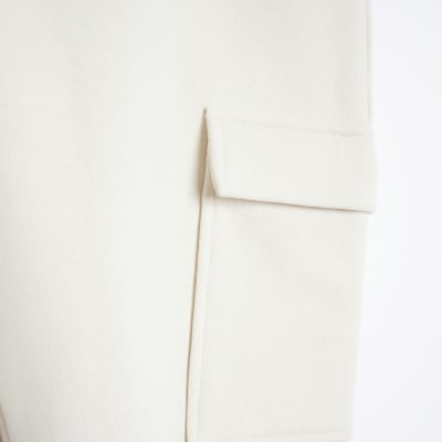 beige cargo joggers