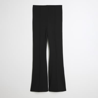 Petite Black Bootcut Trousers River Island