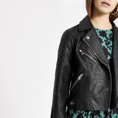 river island children's leather jacket