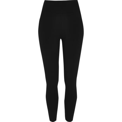 Petite black high waist leggings