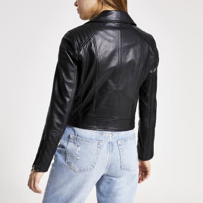 river island children's leather jacket