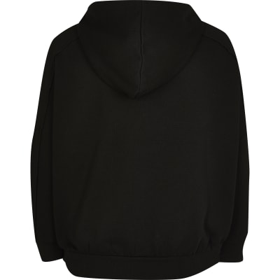 petite black hoodie