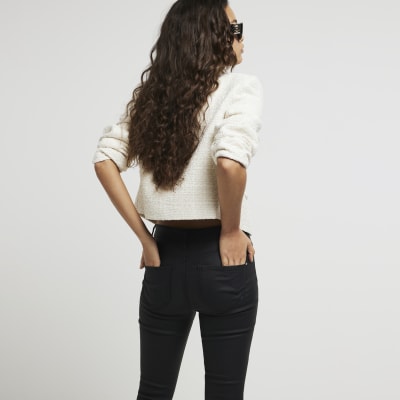 River island molly coated hot sale jeans