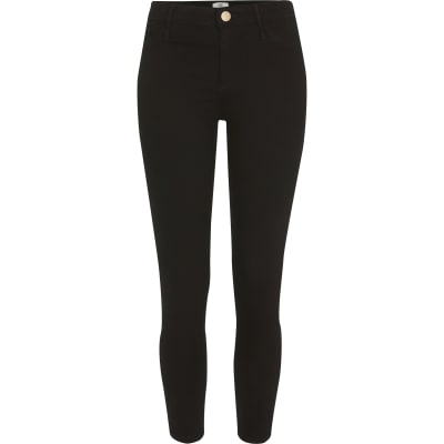 next black jeggings petite
