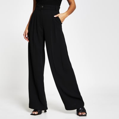 petite trousers wide leg