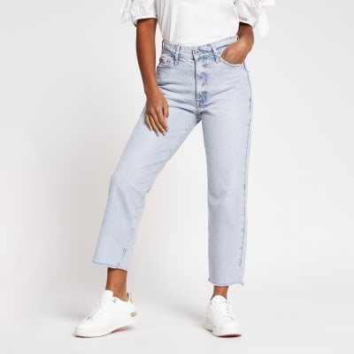 river island straight jeans