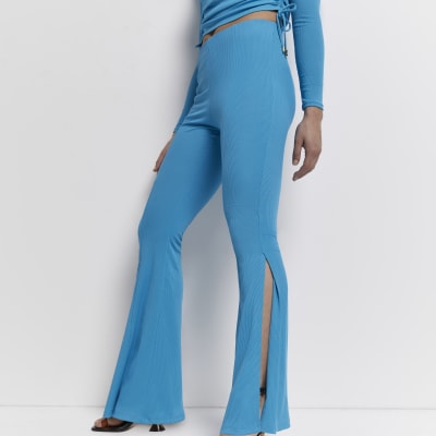 petite blue trousers