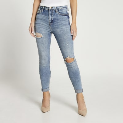 petite blue jeans