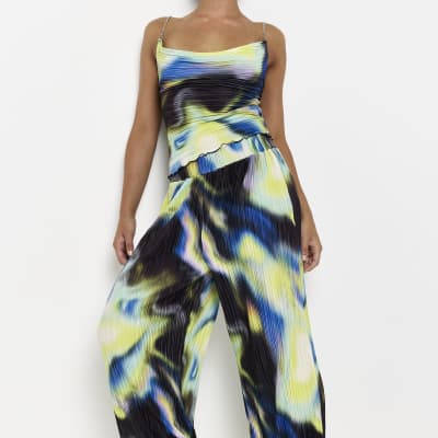petite blue trousers
