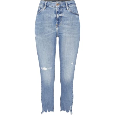 high waisted petite jeans