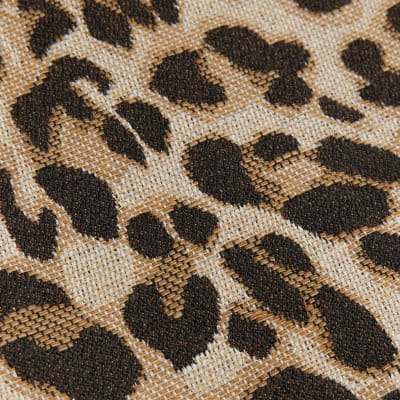 Leopard print mini skirt river island best sale