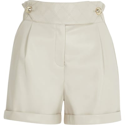 river island high waisted shorts