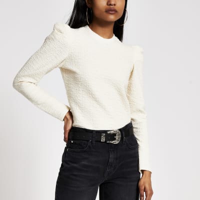 cream jeans river island