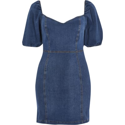 petite denim dresses uk