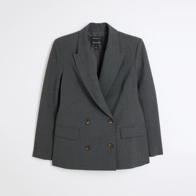 herlipto Double-Breasted Long Blazer グレー hbeu50528696_099_340?wid=1980&