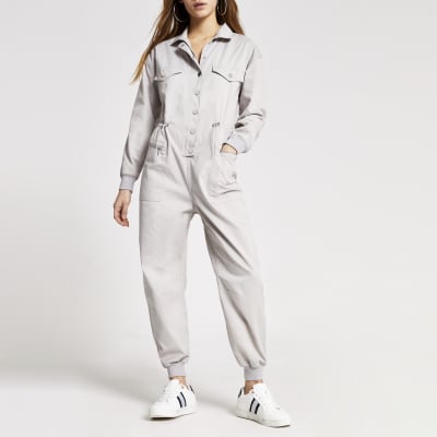 river island grey jumpsuit