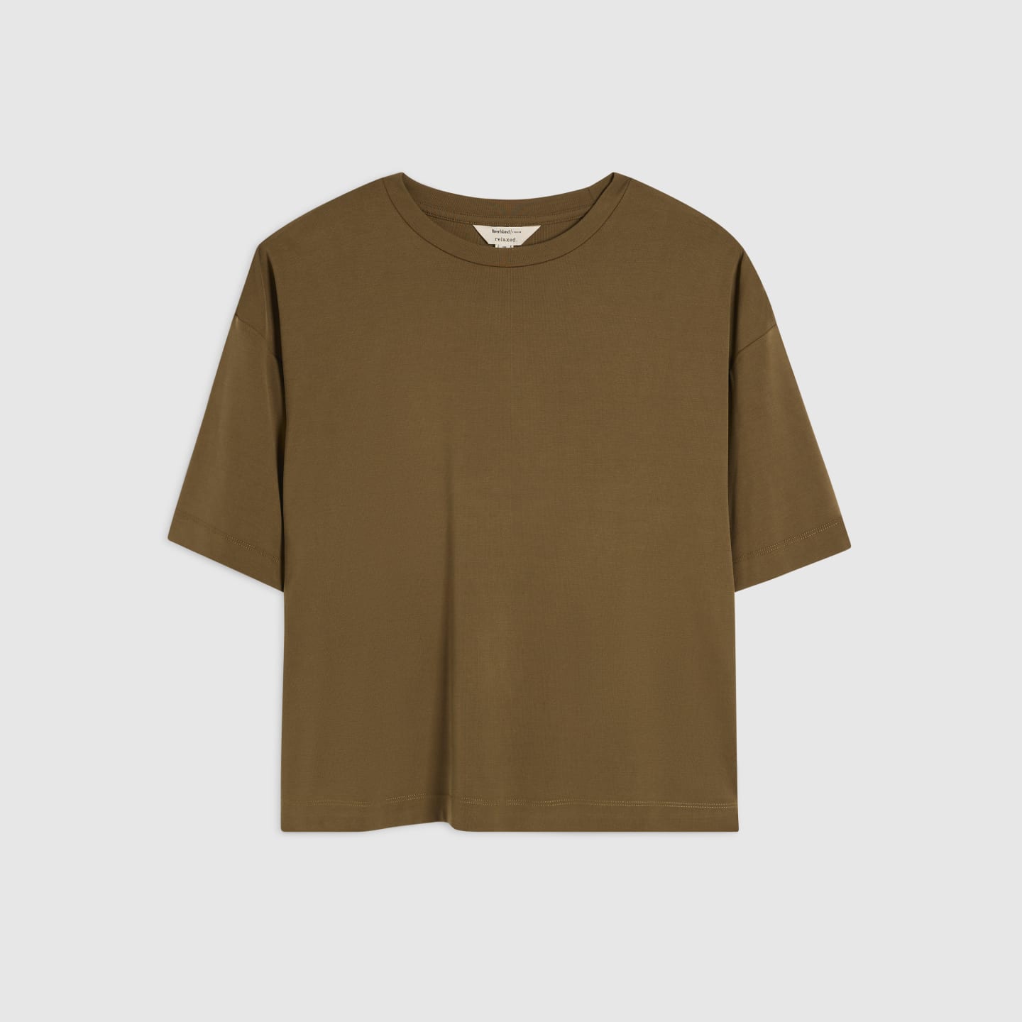 River Island Petite Khaki Soft Touch T-Shirt — photo 1 of 1