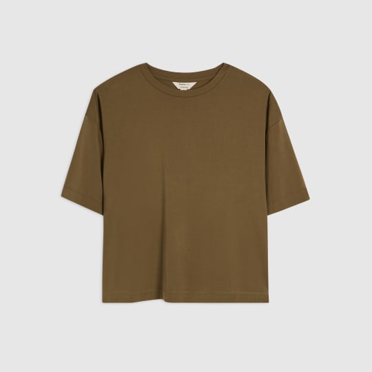 River Island Petite Khaki Soft Touch T-Shirt
