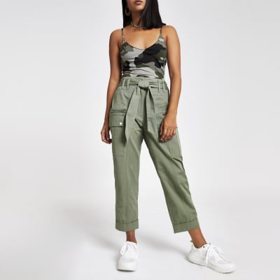 jungle green khaki trousers