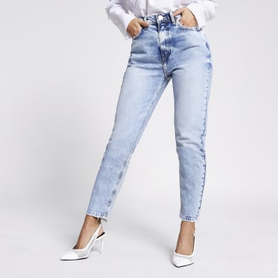 petite light blue jeans