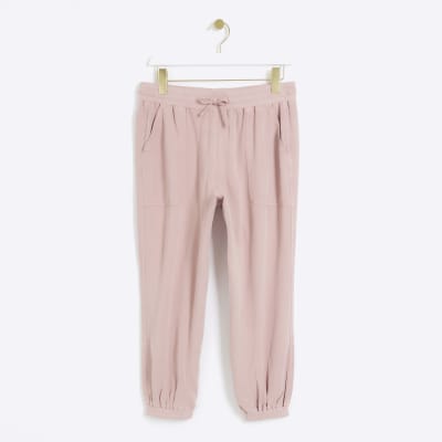 Petite baby pink discount joggers